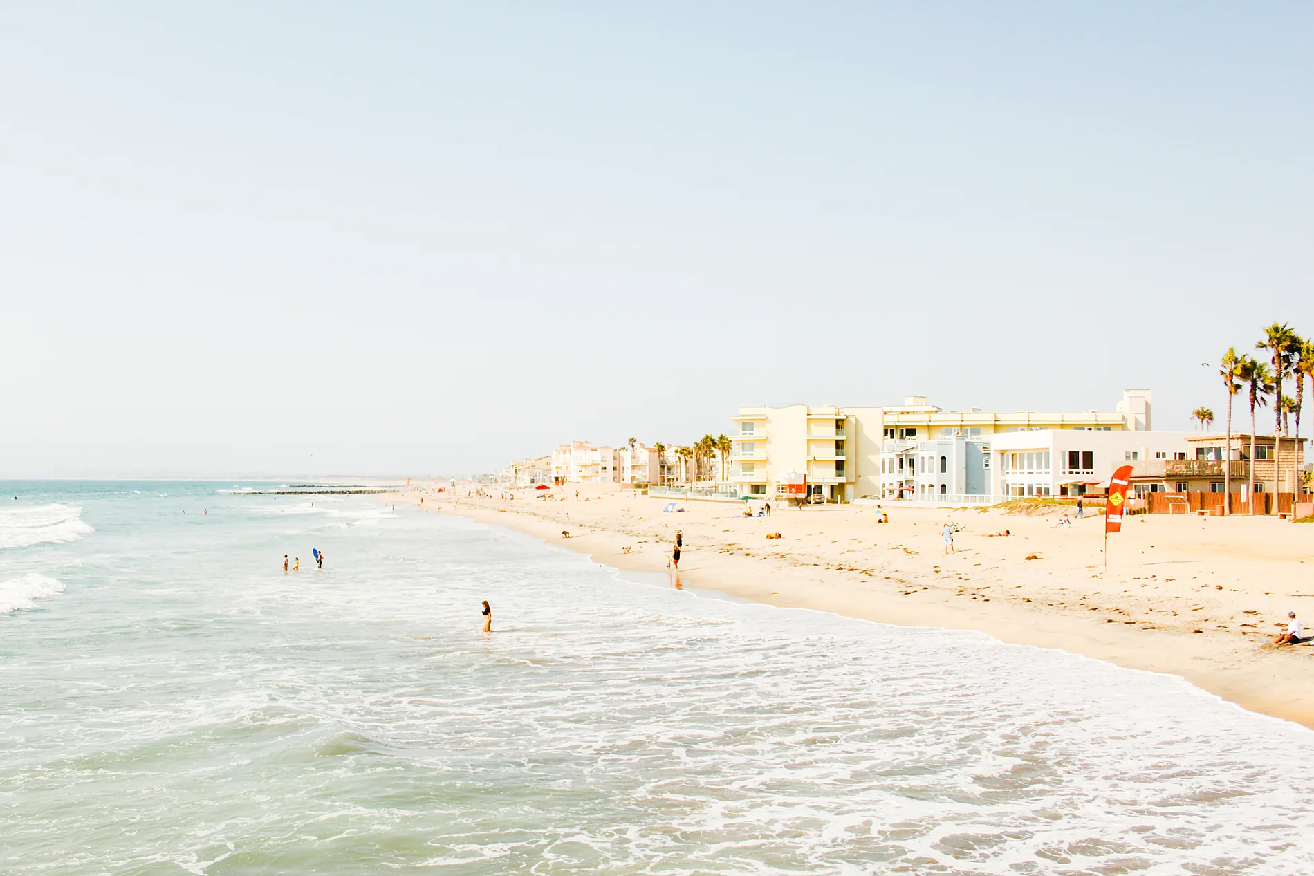 Imperial Beach shoreline and pier area representing Imperial Beach, California