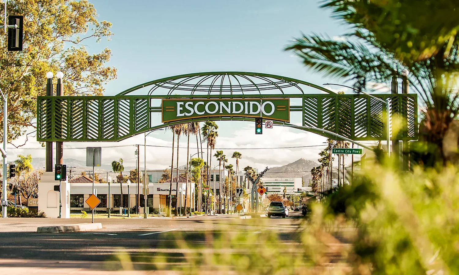 The Giving Arch on Grand Avenue in Escondido, California