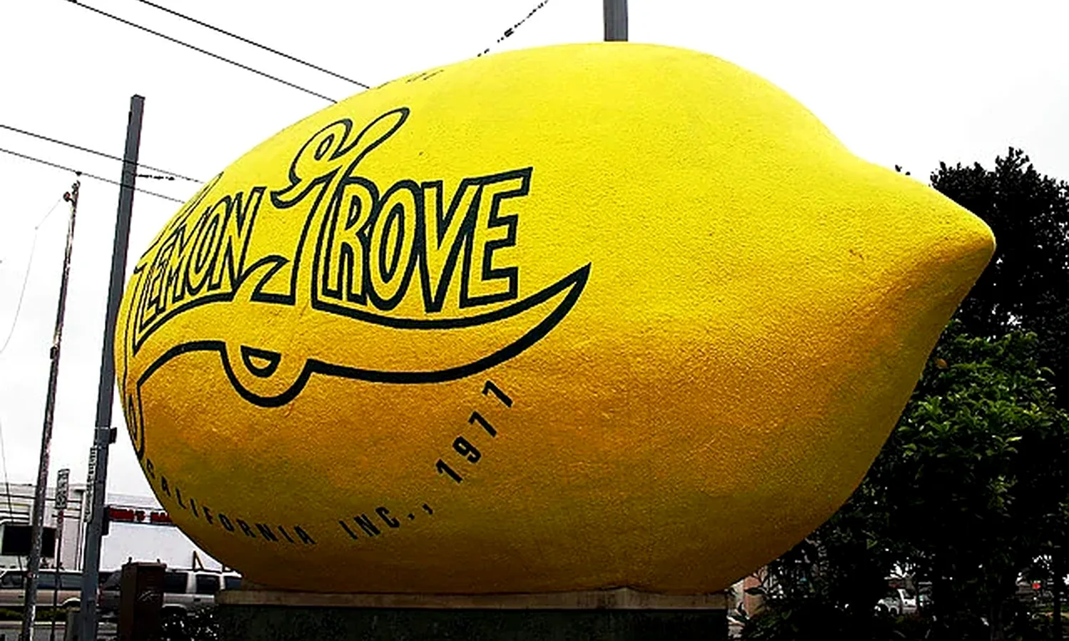 The Giant Lemon in Lemon Grove, California
