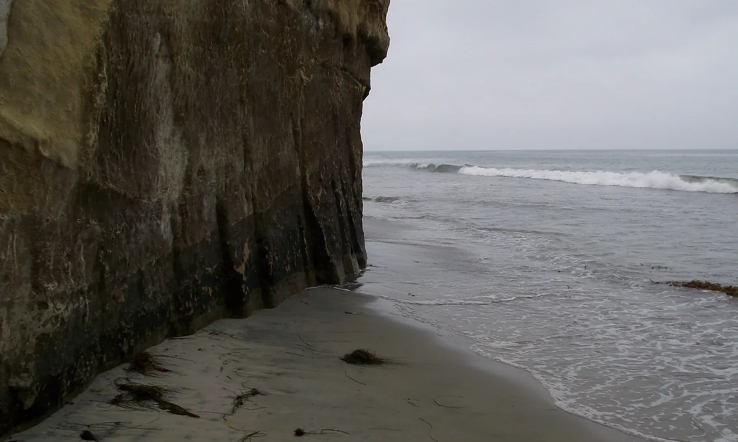 Fletcher Cove bluffs in Solana Beach, California